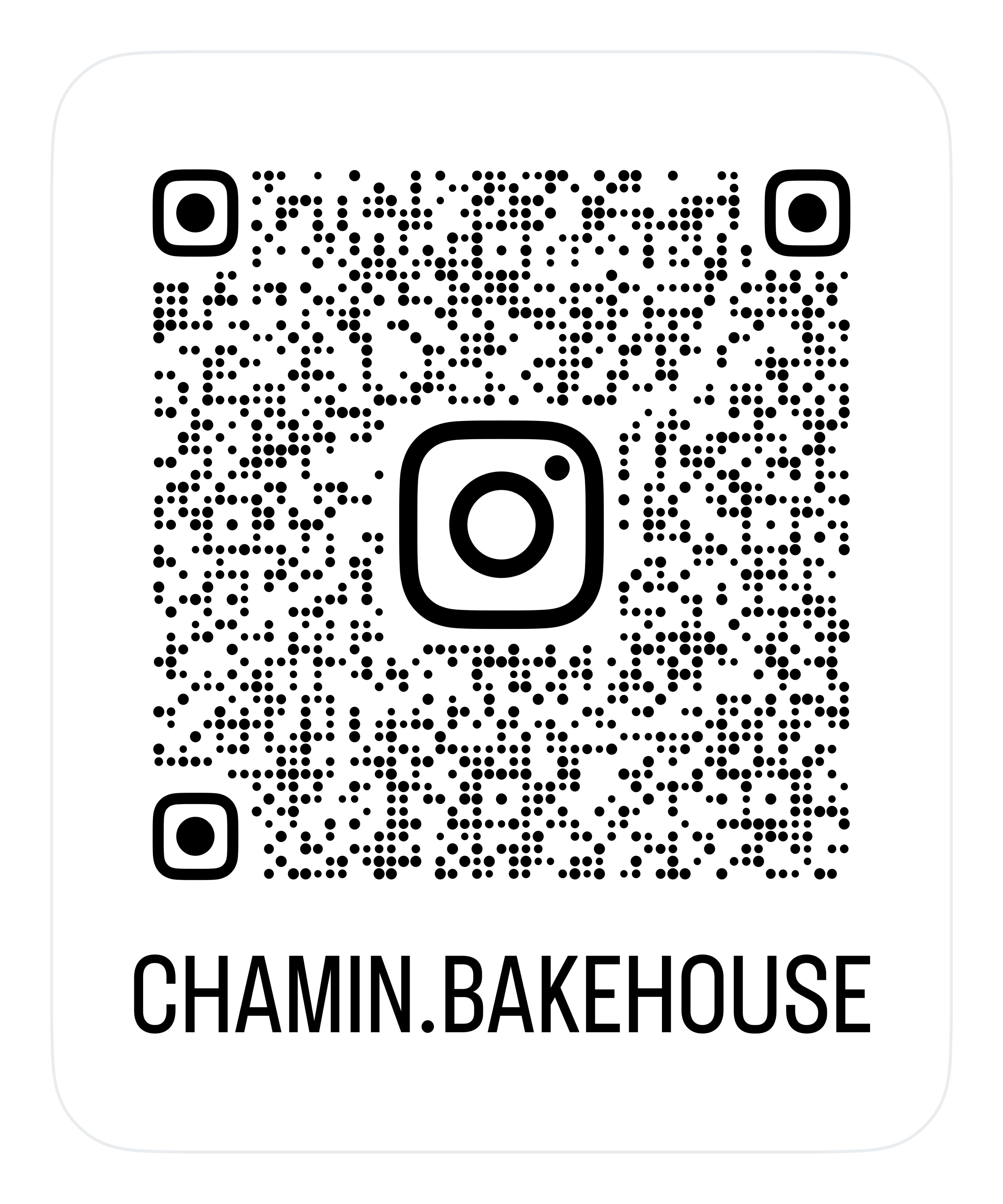 QR Code to add ChaminBakehouse on Instagram